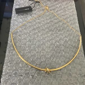 NWT BCBGMaxAzria Gold Knot Necklace